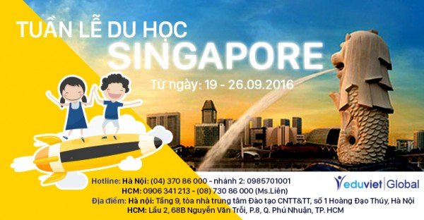 Tuần lễ du học Singapore cùng Đại học Curtin với học bổng hấp dẫn.