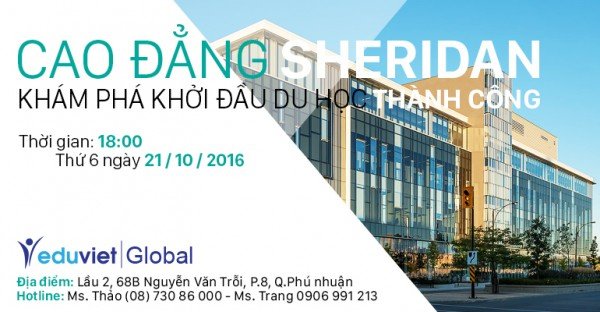 Cao đẳng Sheridan trường hàng đầu về ngành thiết kế đồ hoạ, hoạt hình với cơ hội việc làm cao