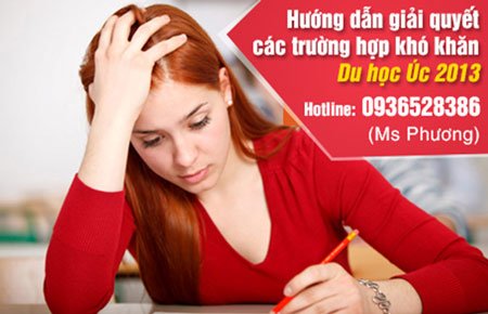 Du học Úc 2013 – Hướng dẫn giải quyết các trường hợp khó khăn (Kỳ 1)