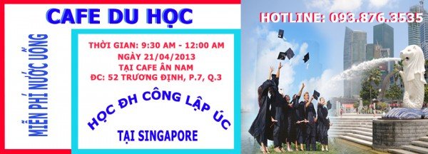 Café du học – Học Đại Học Công Lập Úc Tại Singapore