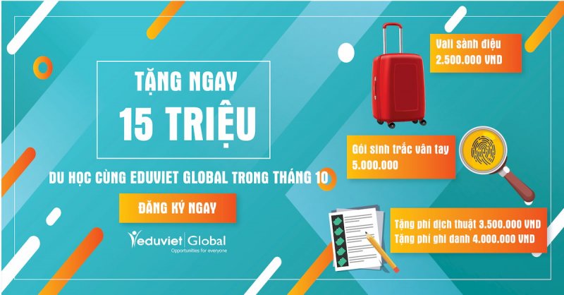 Hiện thực hoá giấc mơ Du học cùng hàng ngàn quà tặng giá trị với Trang Tuyển Sinh trong tháng 10