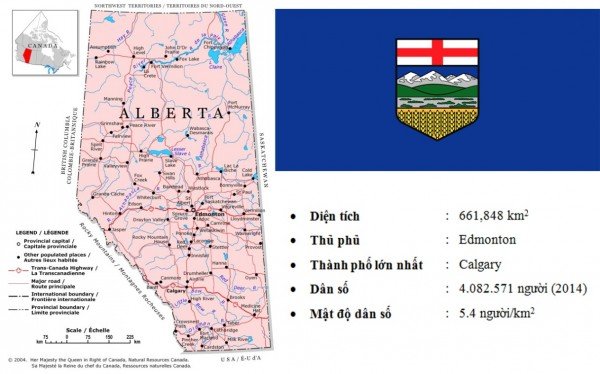 Alberta – Tỉnh bang xinh đẹp phía Tây Canada